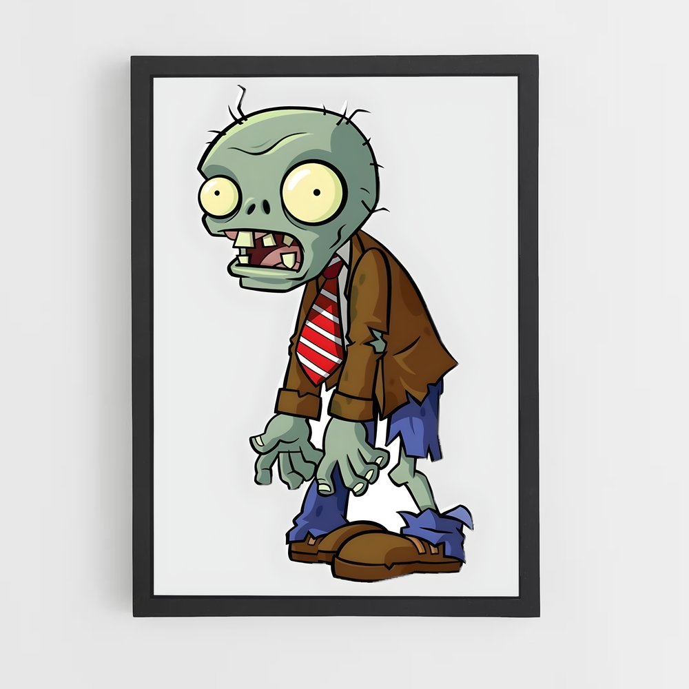 Poster Zombie Chic – affiche Plants vs zombies (vue 2)